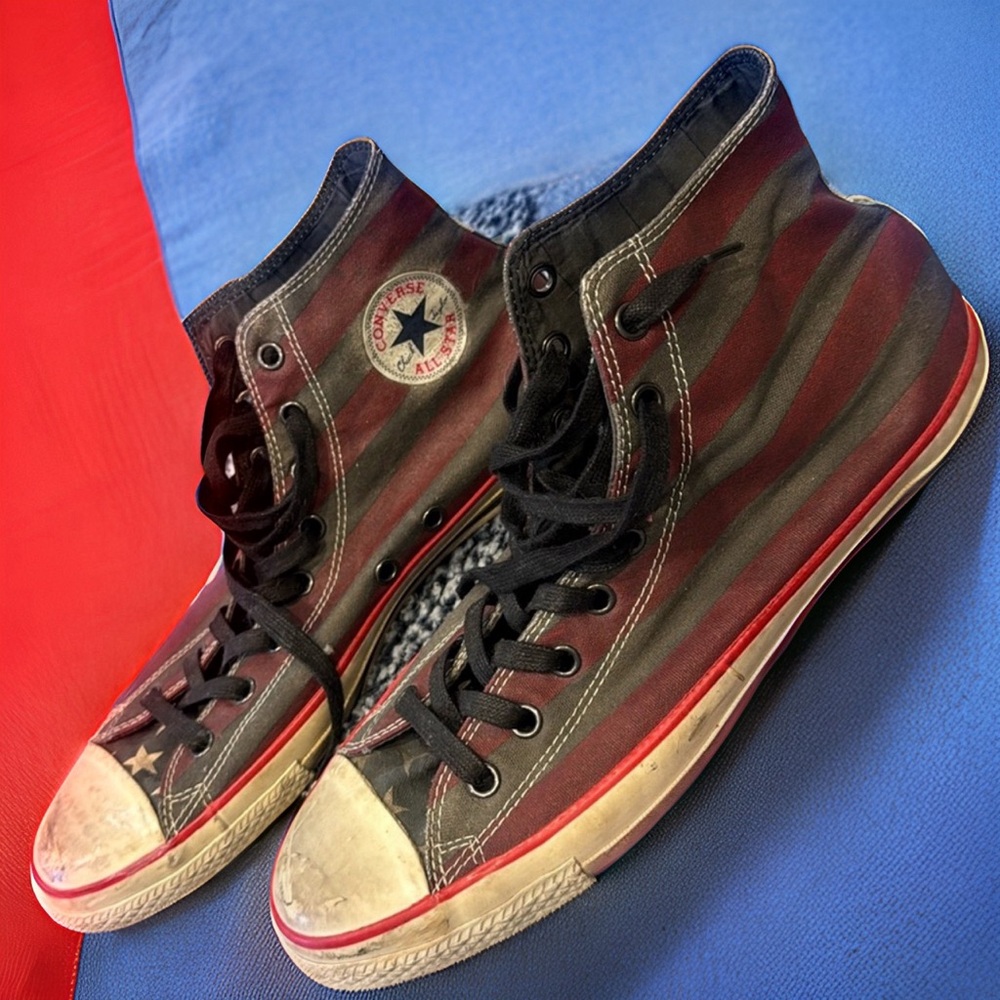 John Varvatos / Chuck Taylor Converse All Star stars n stripes high-tops